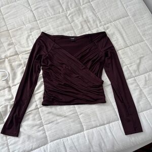 Express Body Contour Ruched Top